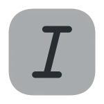 Text Italic SVG Icon